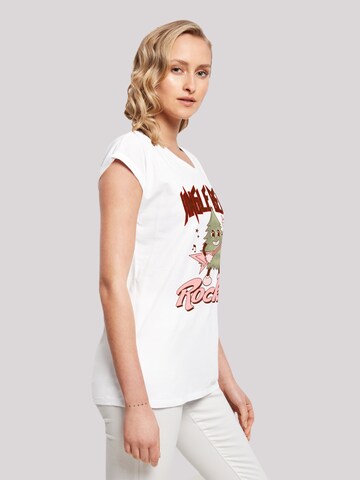 T-shirt 'Jingle Bell Rocking Christmas Tree' F4NT4STIC en blanc