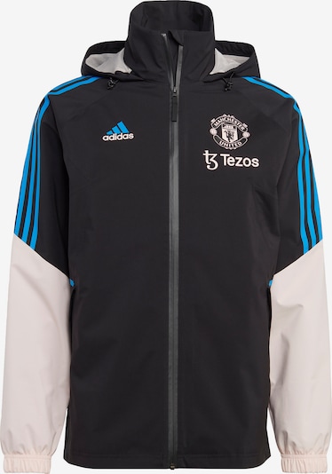 ADIDAS SPORTSWEAR Athletic Jacket in Beige / Blue / Black, Item view