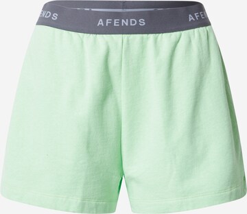 Afends Regular Shorts in Grün: predná strana