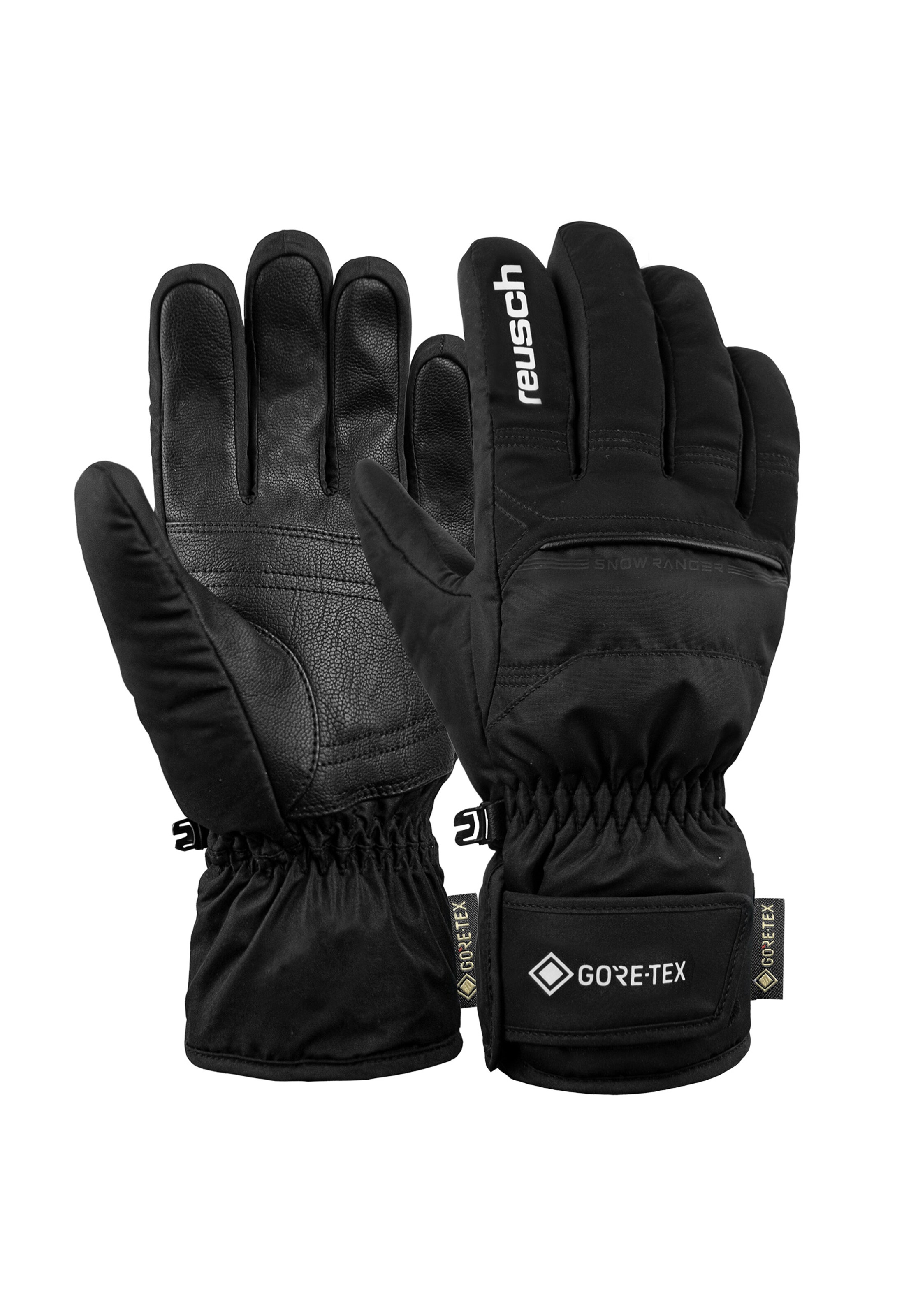 REUSCH Athletic Gloves 'Snow Ranger' in Black: front