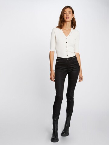 Coupe slim Pantalon 'PALONA' Morgan en noir