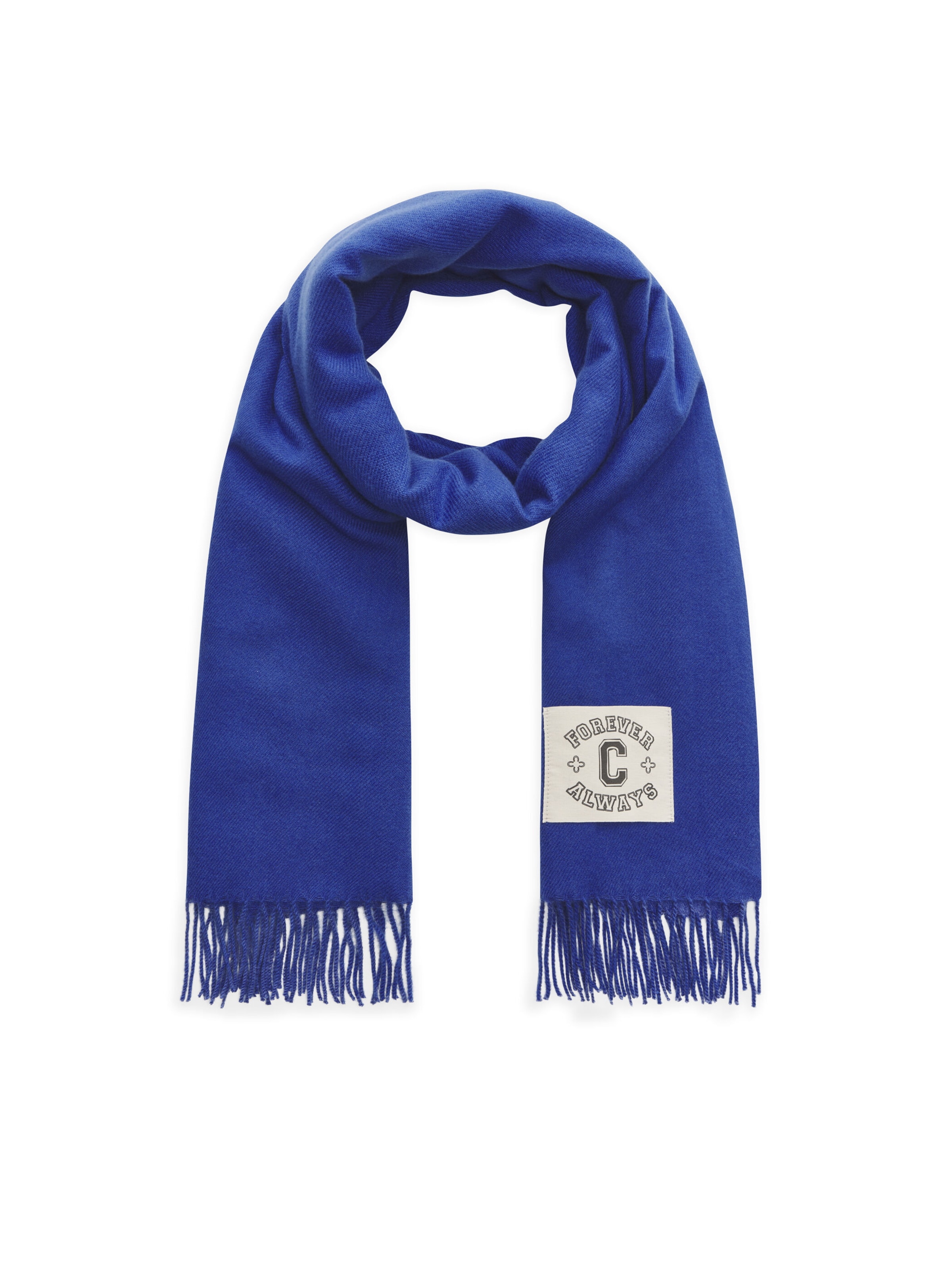 CODELLO Schal „FOREVER ALWAYS“ in One Size in dunkelblau, Produktansicht