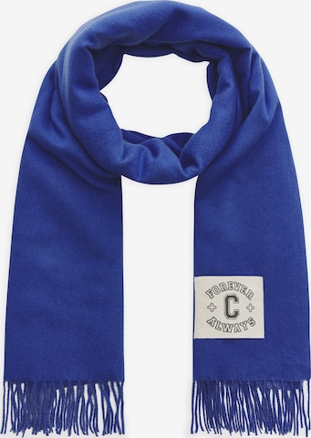 CODELLO Schal „FOREVER ALWAYS“ in Blau: Vorderseite