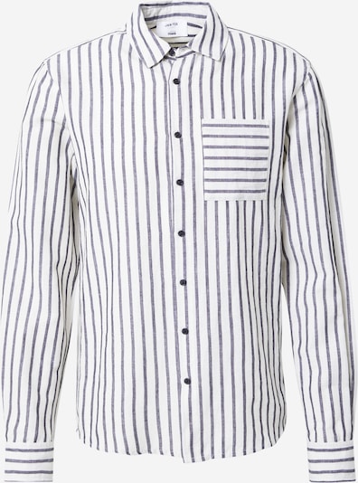 DAN FOX APPAREL Button Up Shirt 'Janosch' in Black / Off white, Item view