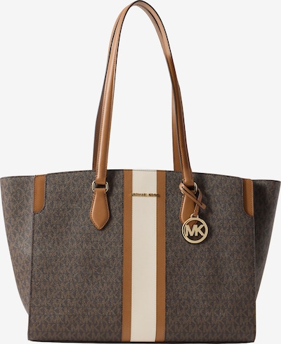 MICHAEL Michael Kors Shopper torba u ecru/prljavo bijela / smeđa / konjak, Pregled proizvoda