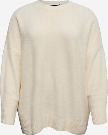 Vero Moda Curve Trui 'VMBoom' in Wit: voorkant