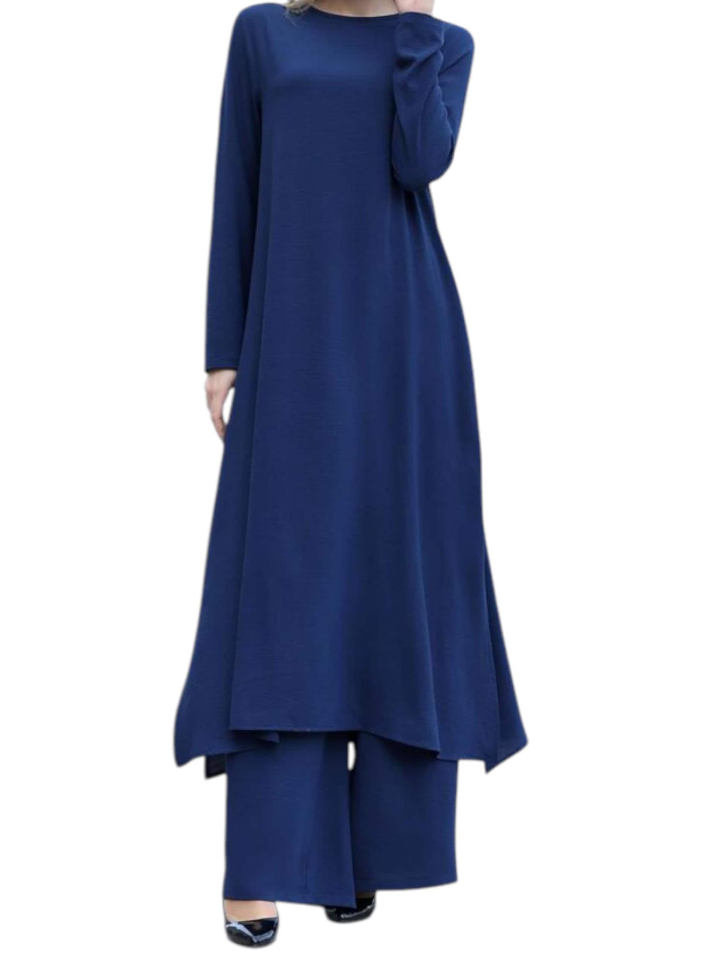 fashionshowcase Pantsuit 'Modest ECE-Set' in Blue