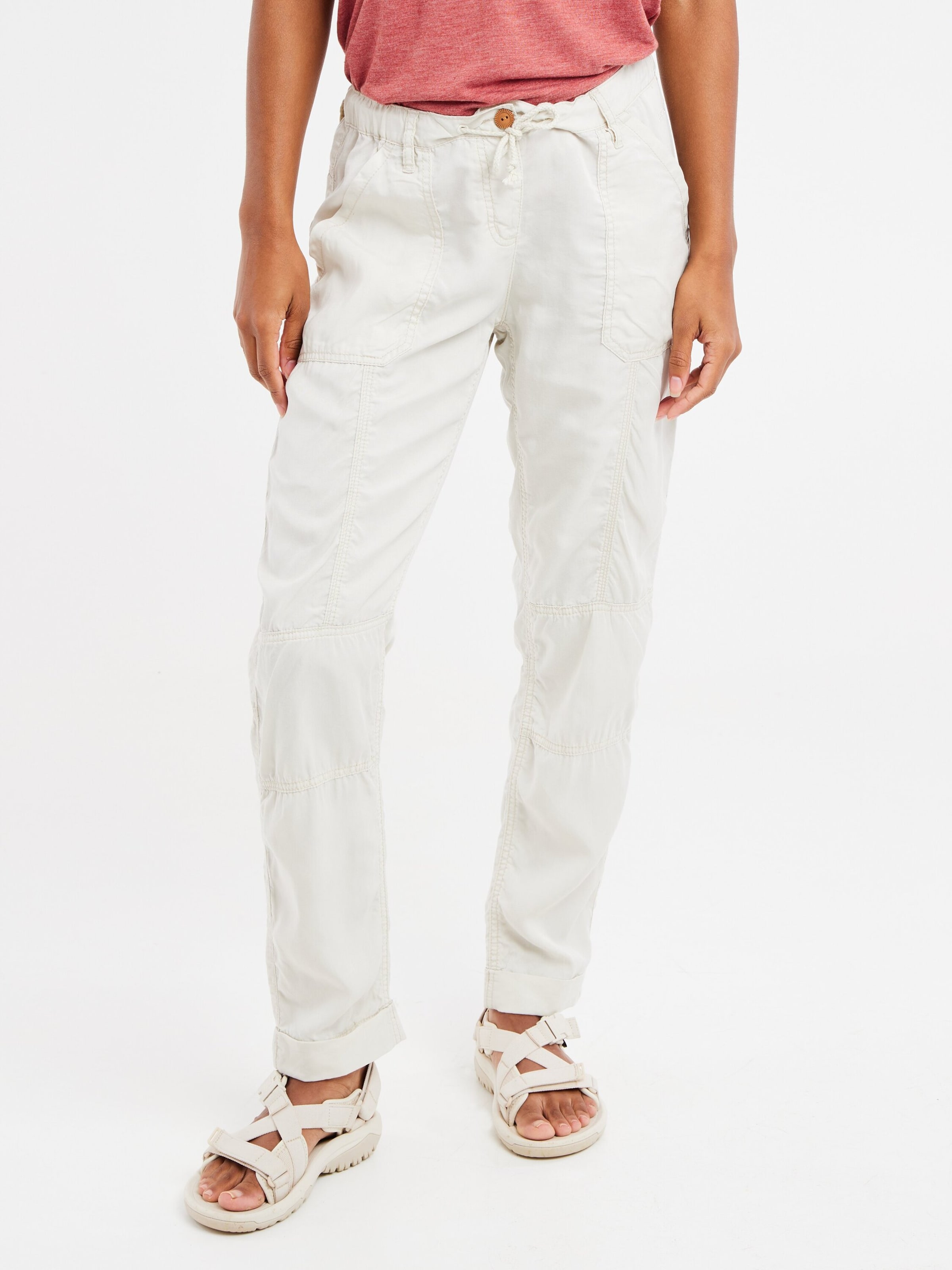 Regular Pantalon 'PRTLEAF' PROTEST en blanc