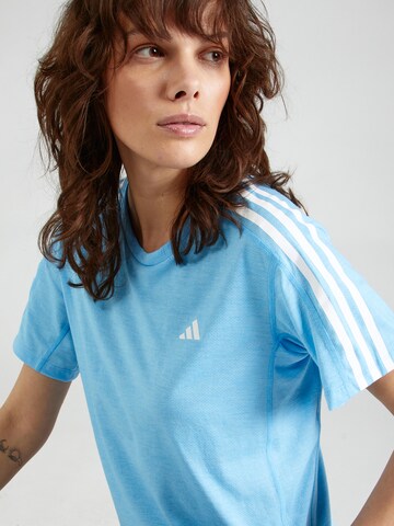 ADIDAS PERFORMANCE Functioneel shirt 'Own the Run' in Blauw