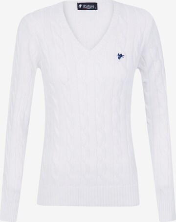 DENIM CULTURE Sweater 'Gratia' in White: front