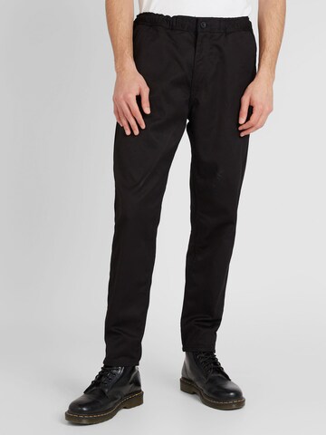 Dr. Denim Regular Broek 'Rush' in Zwart: voorkant