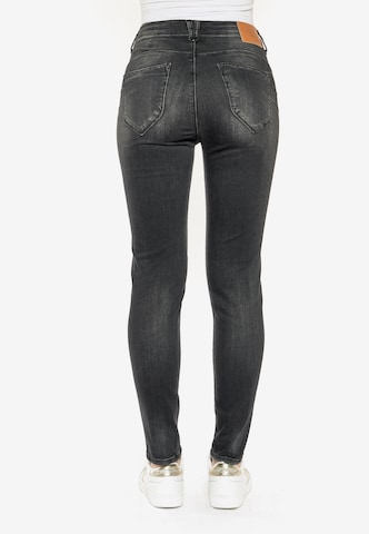 Le Temps Des Cerises Slim fit Jeans 'PULPHIGC' in Black