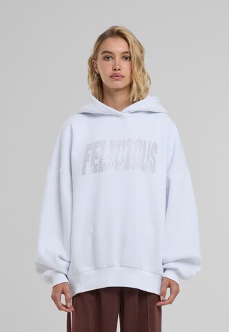 Felpa 'Rhinestones' di Felicious in bianco