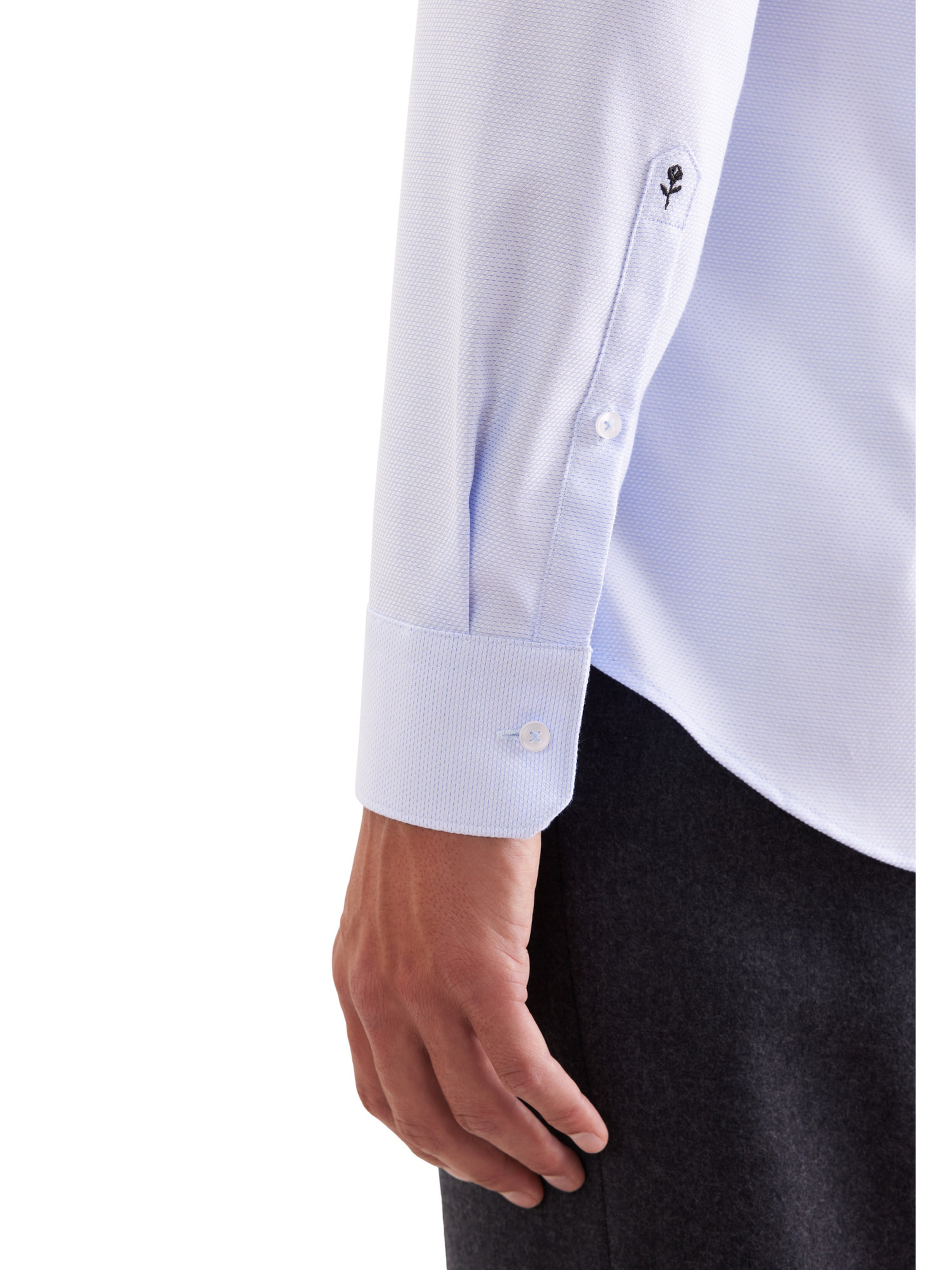 SEIDENSTICKER Regular fit Zakelijk overhemd in Blauw