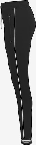 OCEAN SPORTSWEAR Tapered Workout Pants in Black