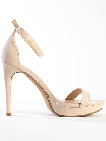 Celena Sandaal 'Crystal' in Beige