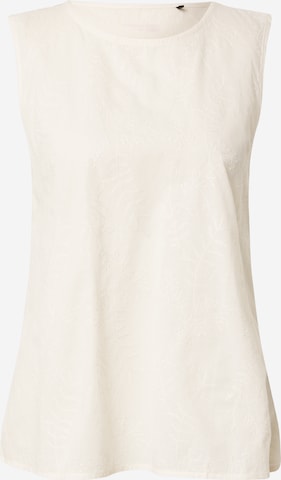 Maglietta intima di SCHIESSER in bianco: frontale