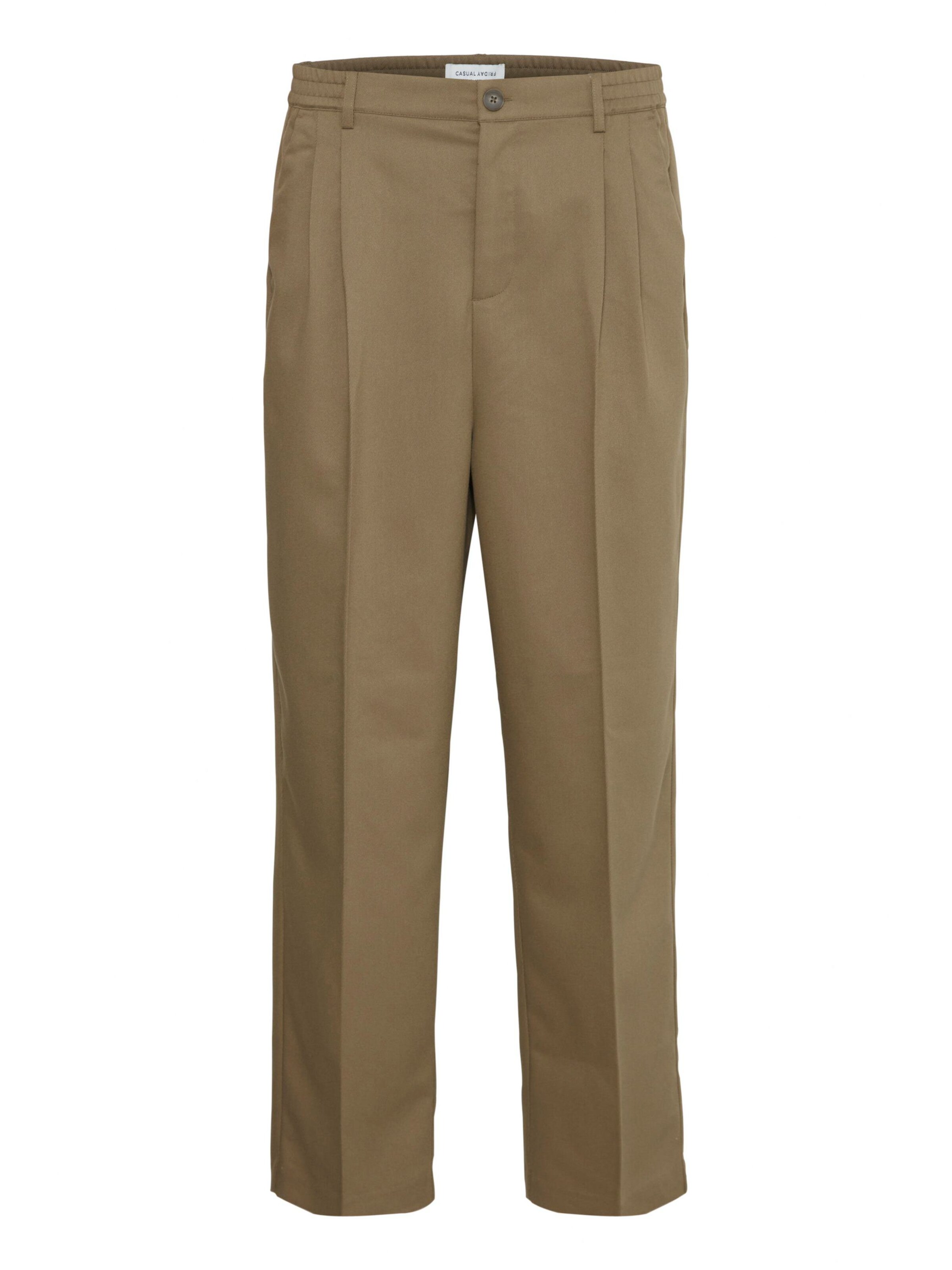 Casual Friday Loosefit Hose 'Grant' in Grün: Vorderseite