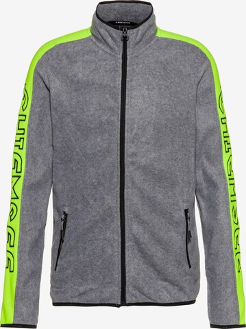 CHIEMSEE Fleece Jacket in Grey: front