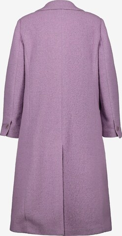 Ulla Popken Between-Seasons Coat in Purple