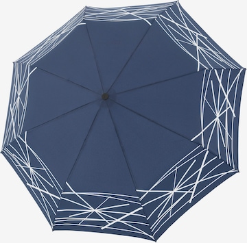 Doppler Manufaktur Regenschirm in Blau: predná strana