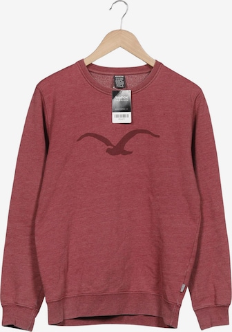 Cleptomanicx Sweater S in Rot: Vorderseite