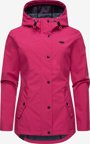 Veste fonctionnelle 'Margge' Ragwear en rose : devant