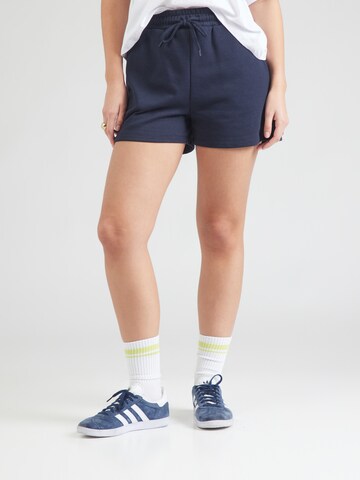 PIECES Regular Pants 'PCCHILLI' in Blue: front