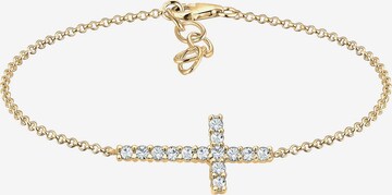 ELLI Armband 'Kreuz' i guld: framsida