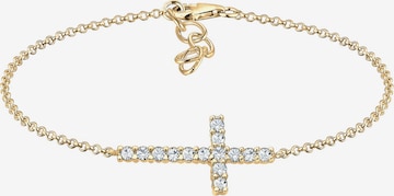 ELLI Bracelet 'Kreuz' in Gold: front
