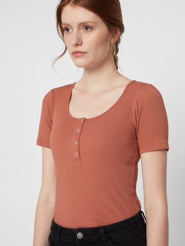 PIECES Shirt 'Kitte' in Oranje