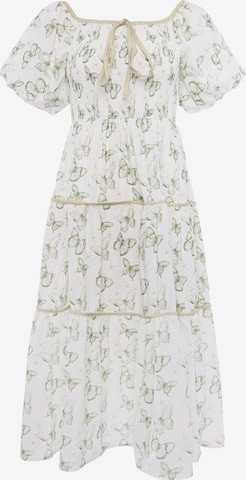 faina - Vestido em branco: frente