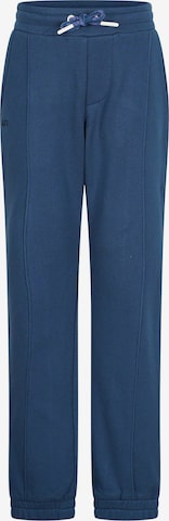 4funkyflavours Tapered Pants 'People Need People' in Blue: front