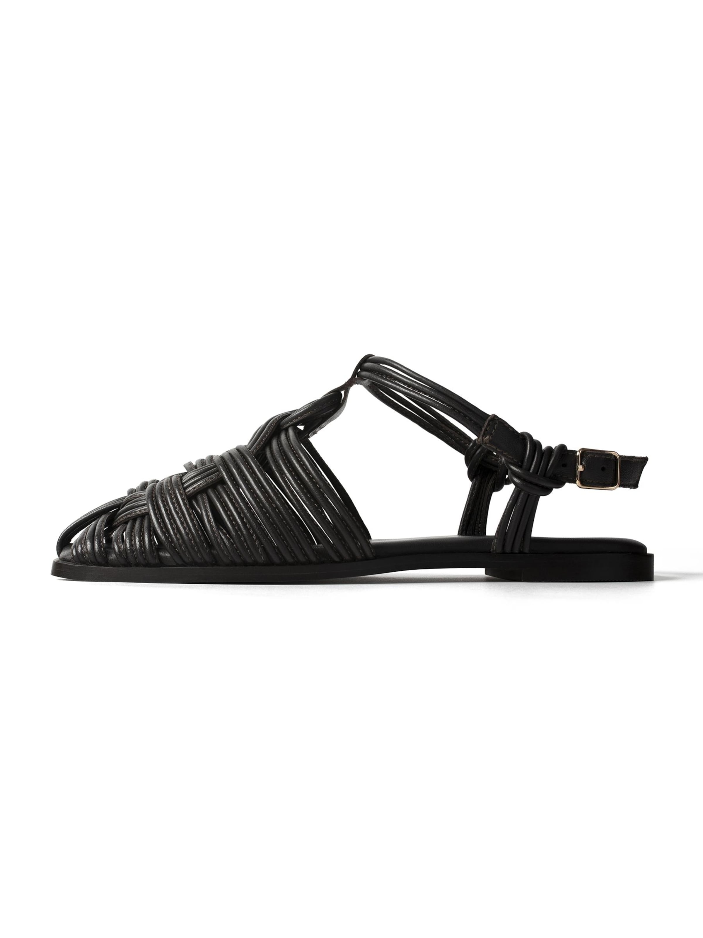 Sandales à lanières 'LOVE LIKE EARLY JUNE' L37 HANDMADE SHOES en noir