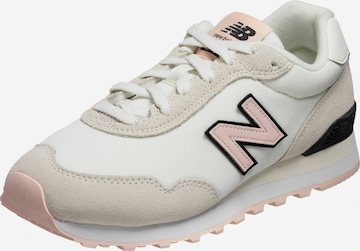 Sneaker bassa '515' di new balance in bianco: frontale