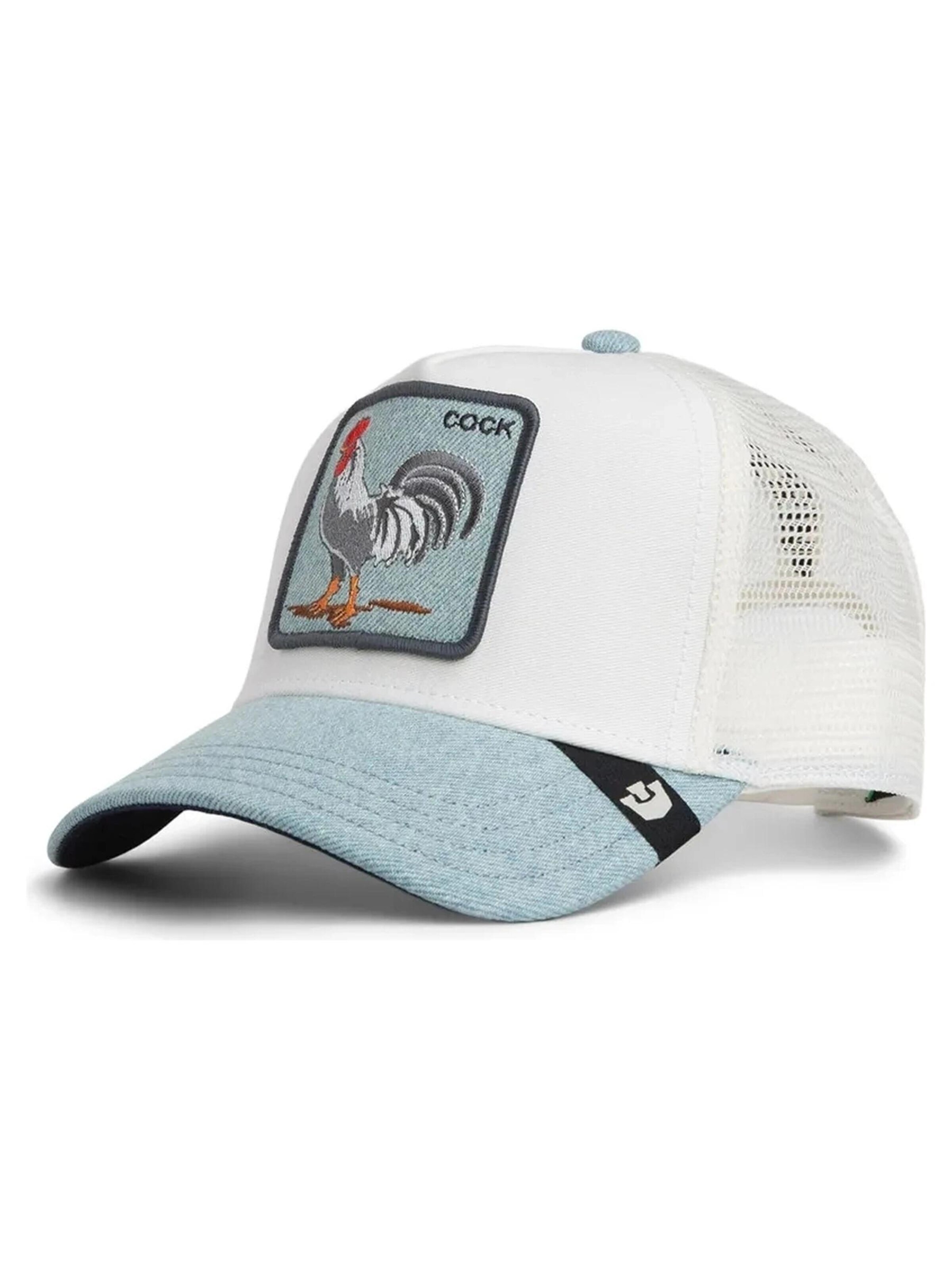 GOORIN Bros. - Boné 'Gorra goorin bros blanca/stw gallo denim rooster trucker cap' em castanho