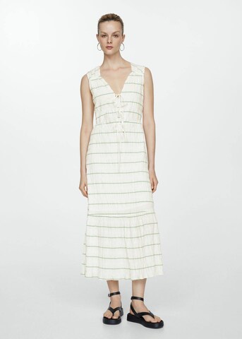 MANGO Summer Dress 'Morgali' in White: front