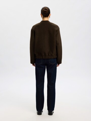 SELECTED Between-season jacket 'SLFREIGN' in Brown