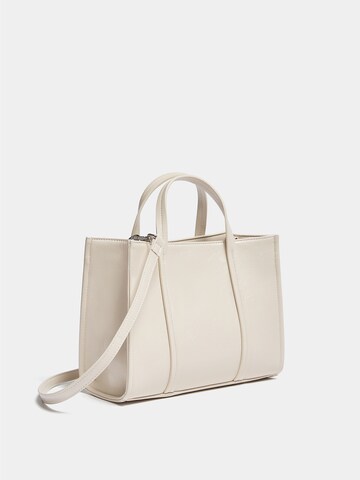 Borsa a mano di Pull&Bear in beige: frontale