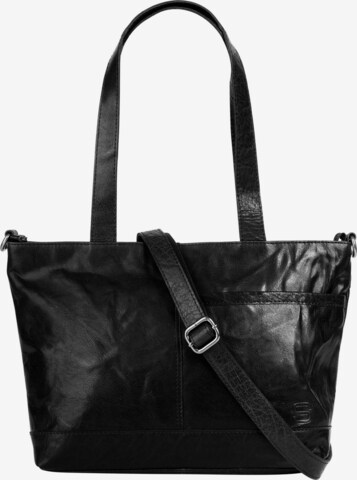 Cabas Spikes & Sparrow en noir : devant