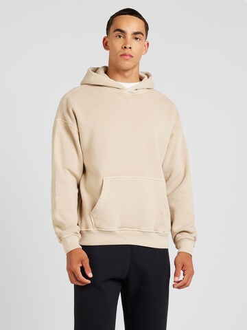 Abercrombie & Fitch Sweatshirt 'ESSENTIAL' in Brown: front
