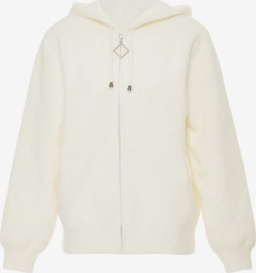 Cardigan Poomi en beige : devant