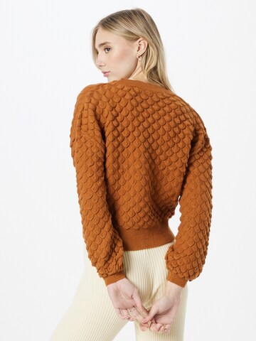 ONLY Knit Cardigan in Brown