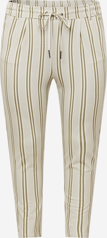 ONLY Carmakoma Slimfit Spodnie 'GOLDTRASH' w kolorze beżowy: przód