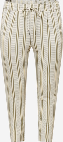 ONLY Carmakoma Slimfit Bukse 'GOLDTRASH' i beige: forside