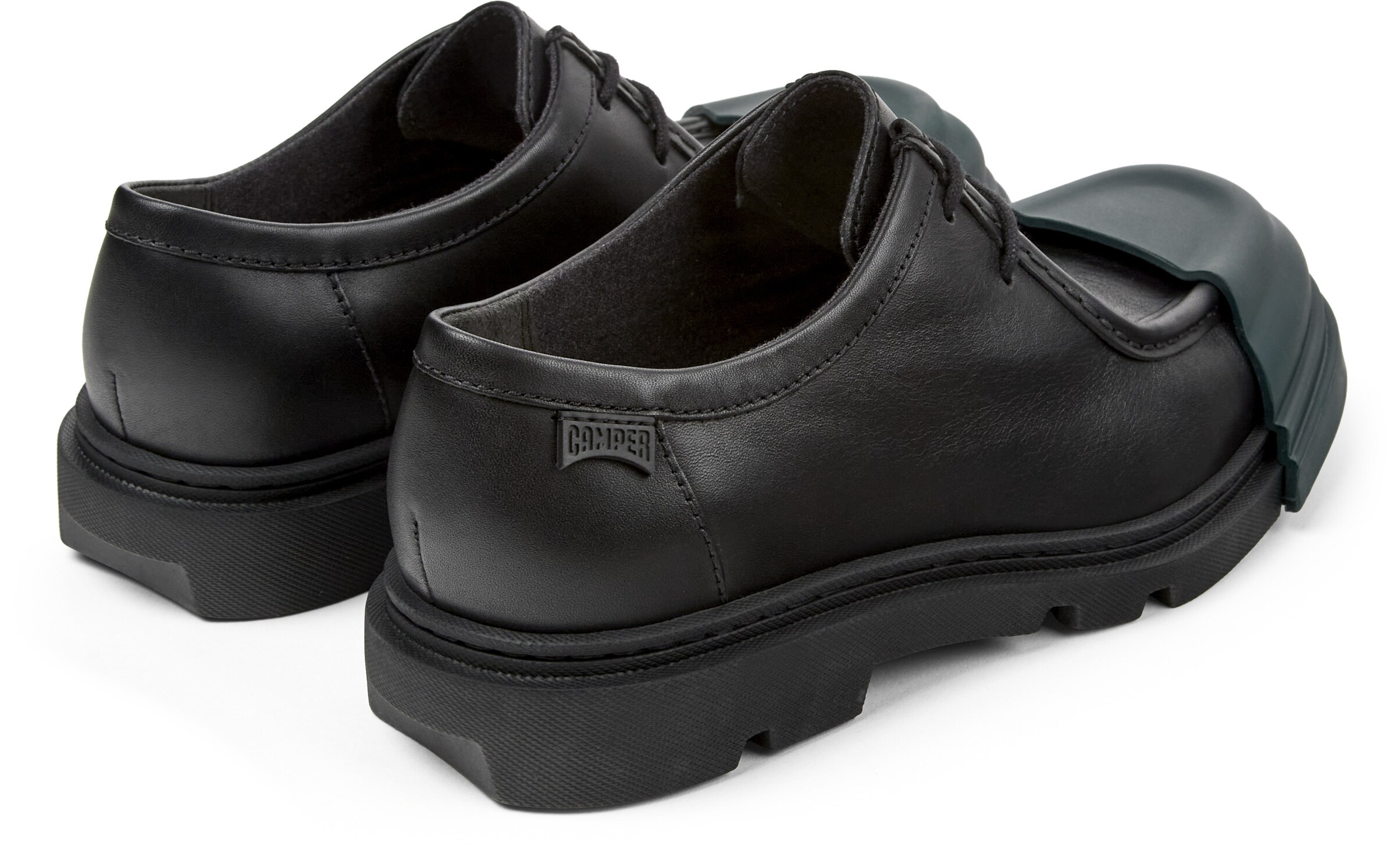 CAMPER Schnürschuhe 'Junction' in Schwarz