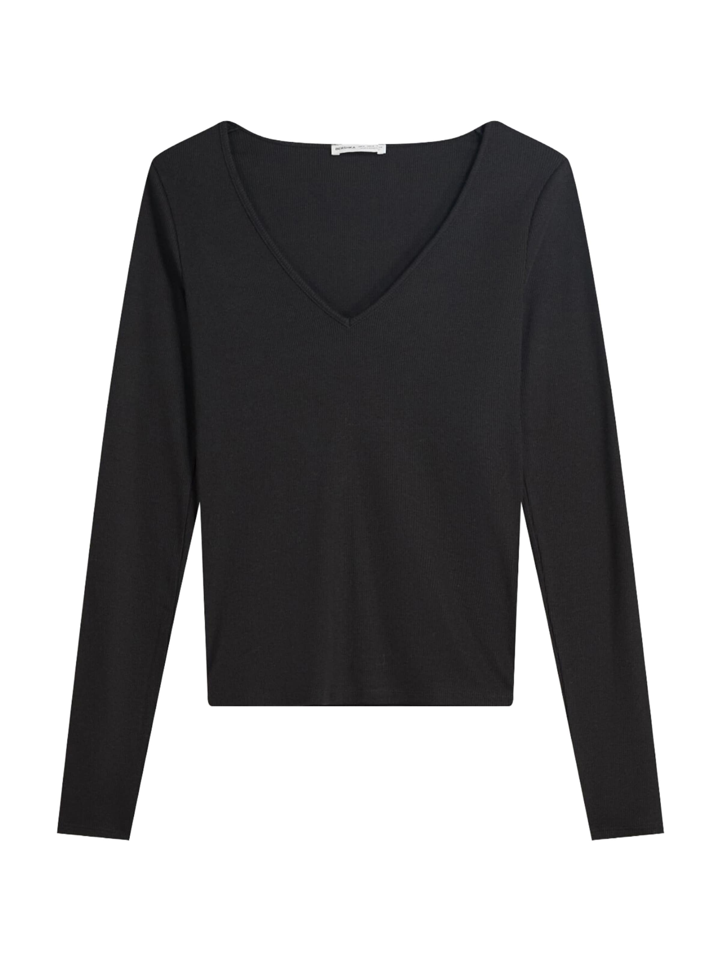 Bershka Shirts i sort, Produktvisning