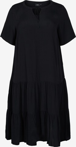 Zizzi Kleid 'Bella' in Schwarz: predná strana