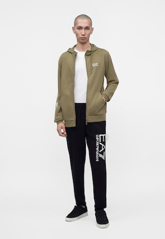 EA7 Emporio Armani Кофта на молнии в Зеленый
