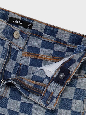 LMTD Loosefit Jeans 'Checkizza' i blå